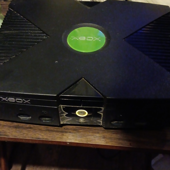 Xbox Console, Controllers, memory card, connections, 10 games PREOWNED - Picture 2 of 6